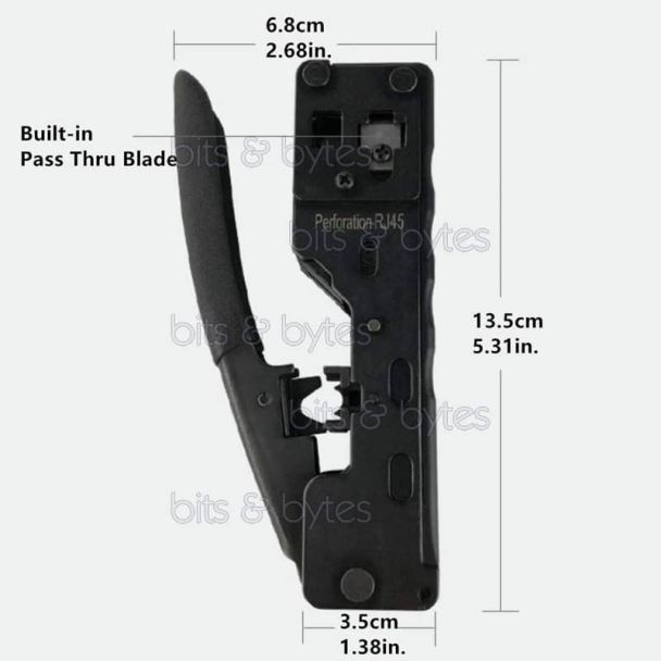 Network Crimping Tool for RJ11 - RJ12 - RJ45 Plugs