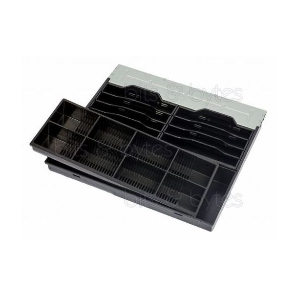 Notes & Coin Tray for KR-410 & KS-410 Cash Drawers vertical note layout