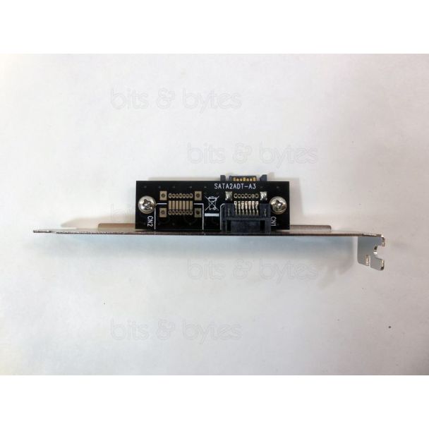 SATA Back Plate Bracket to SATA Motherboard Connection