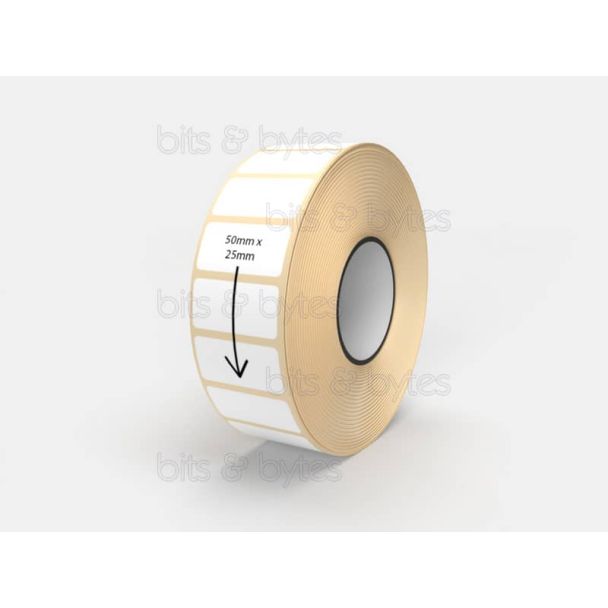 Thermal Transfer (50mm x 25mm) Roll of 5500 Labels