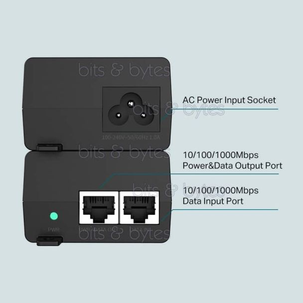 TP-Link TL-POE160S Gigabit PoE+ Injector (30 Watts)