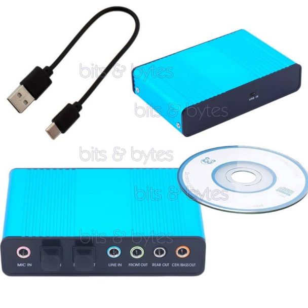 USB 2.0 External 7.1 Virtual Sound Card  AK103E