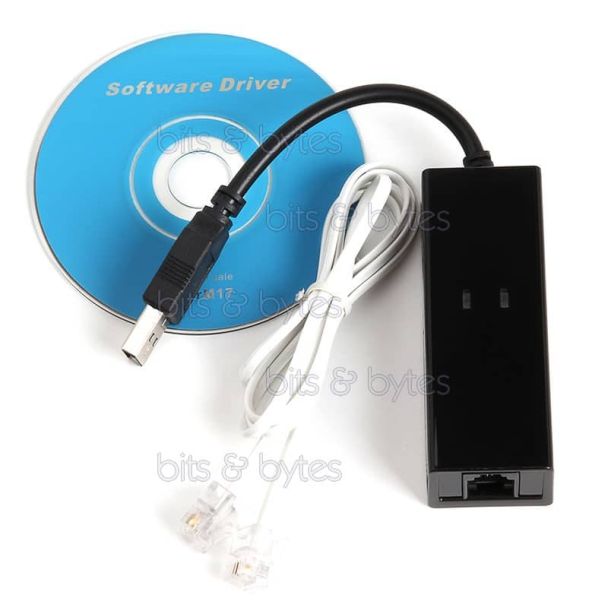 USB 56K Data Fax Modem dial-up caller id