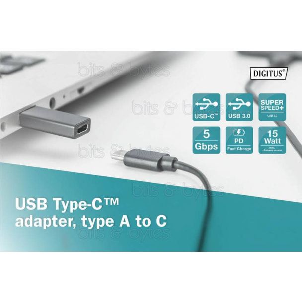 USB Type-C Socket to USB 3.1 Plug A Adapter