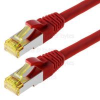20.0m CAT6a S-FTP PiMF LS0H (10 Gigabit) Network Patch Cable - Red
