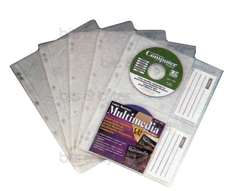 CDs A4 File Storage Sleeves (Pack of 20) | Buy from Bits and Bytes ...